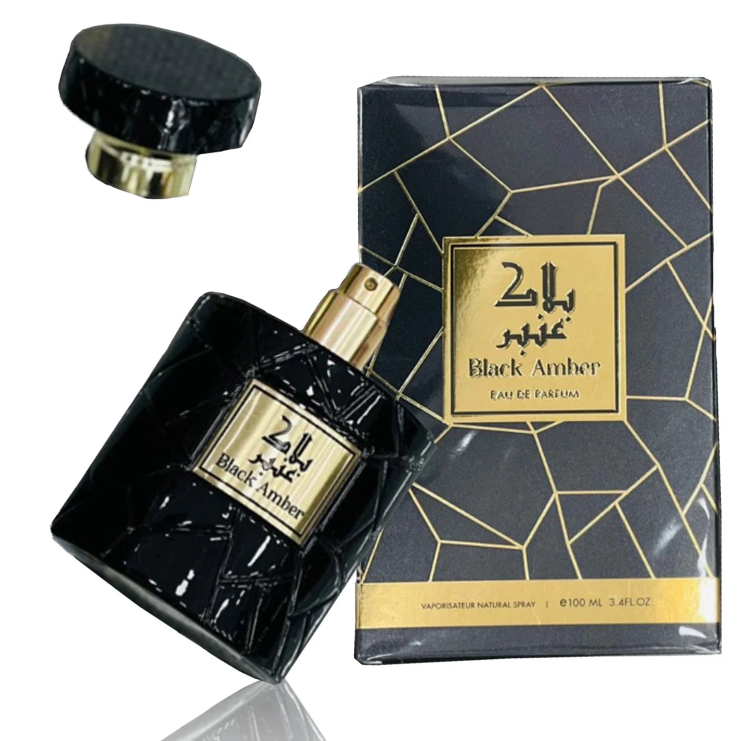 Risala Black Amber Eau De Parfum 3.4 oz