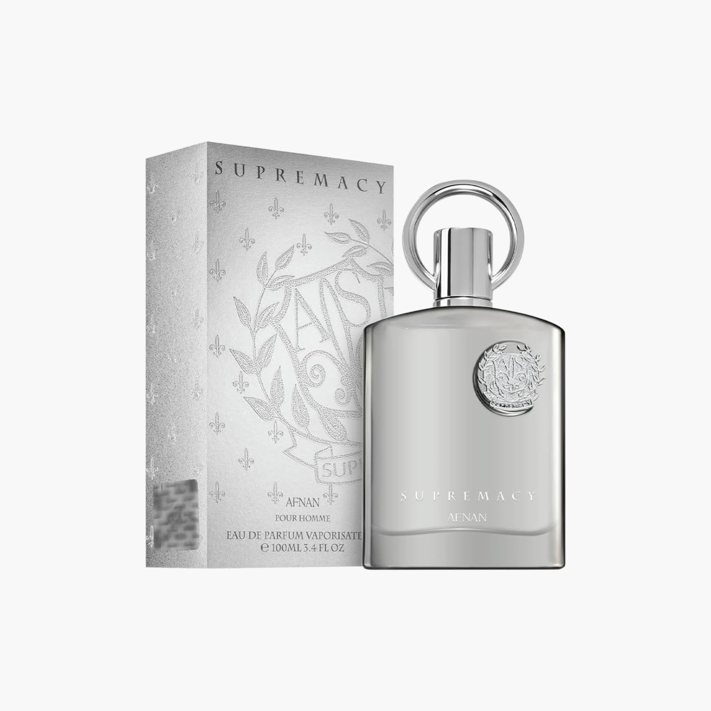 Afnan Supremacy Silver Men EDP Spray 3.4 oz