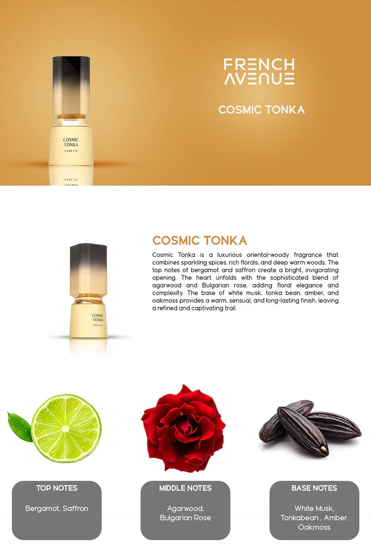 French Avenue Cosmic Tonka Unisex EDP Spray 3.0 oz