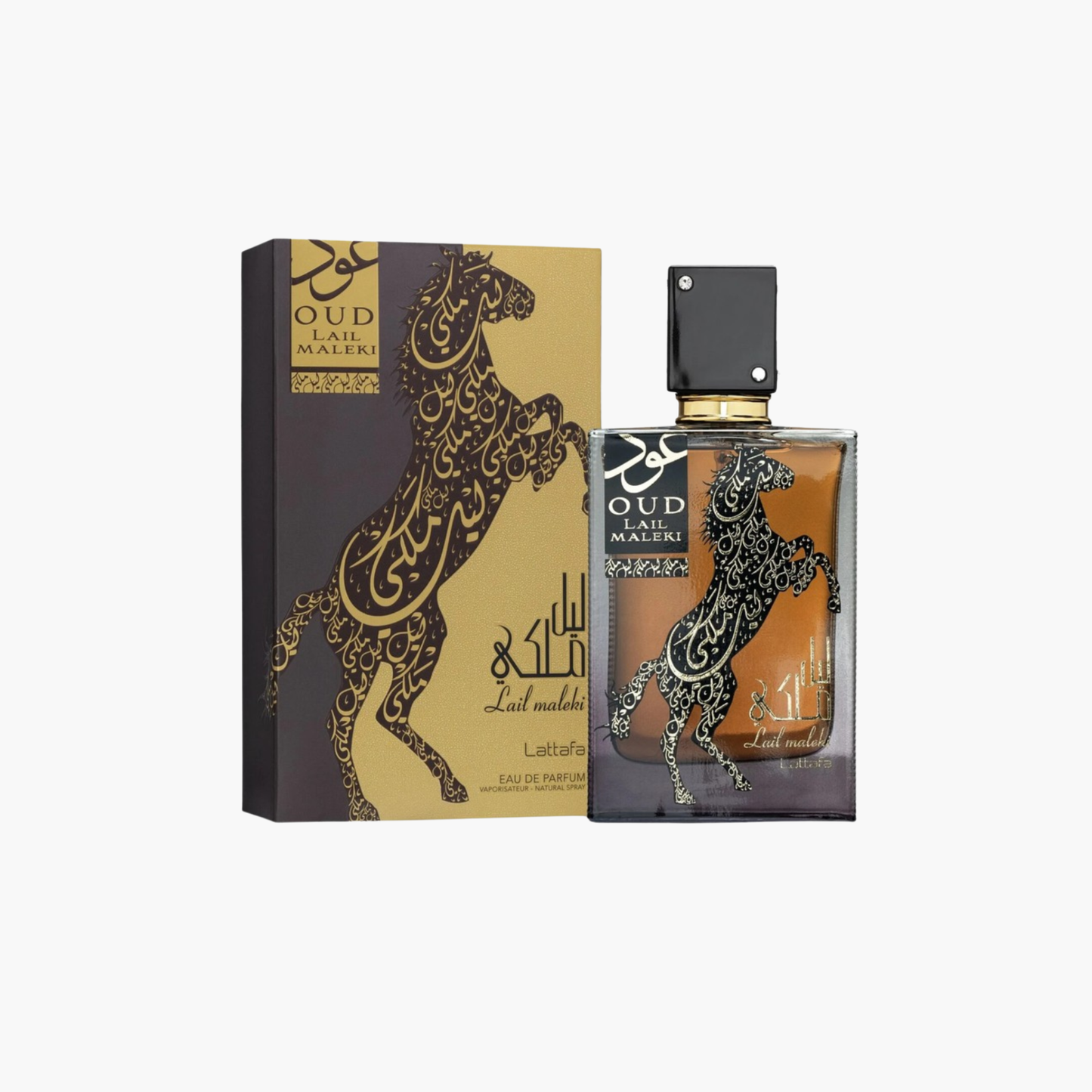 Lattafa Oud Lail Maleki Unisex EDP Spray 3.4 oz