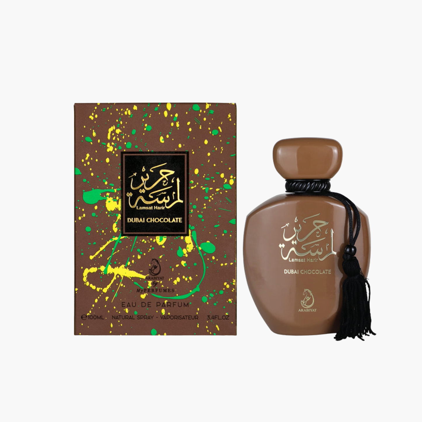 Arabiyat Prestige Lamsat Harir Dubai Chocolate Eau De Parfum 3.4 oz