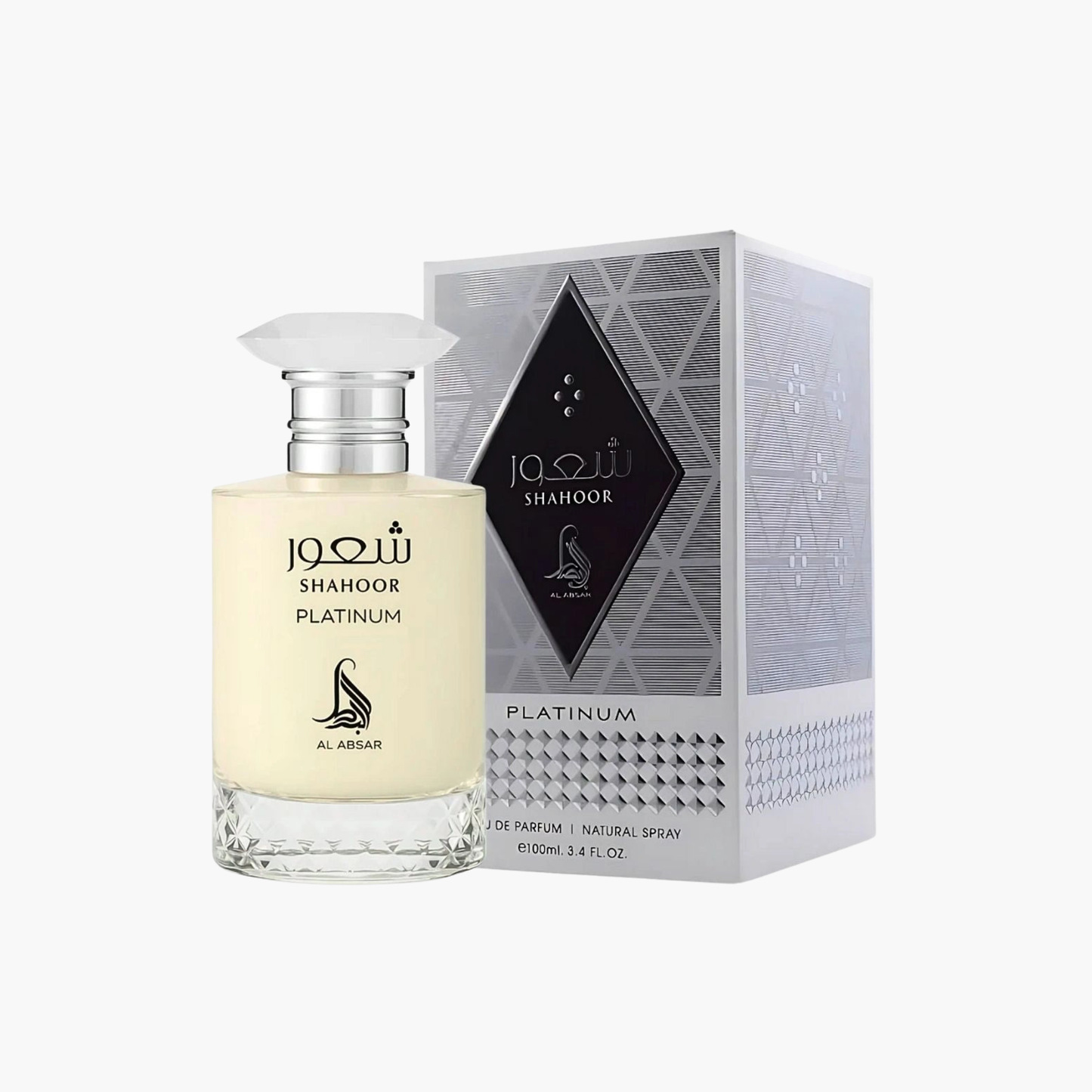 AL ABSAR SHAHOOR PLATINUM UNISEX EDP SPRAY 3.4 OZ