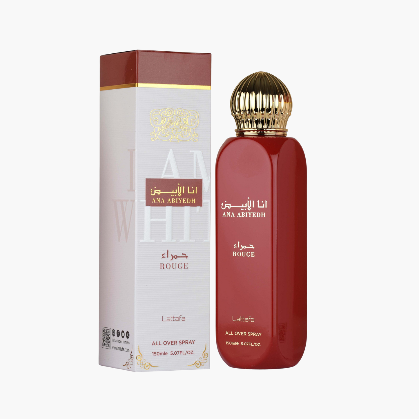 Lattafa Ana Abiyedh Rouge All Over Body Spray 200ml