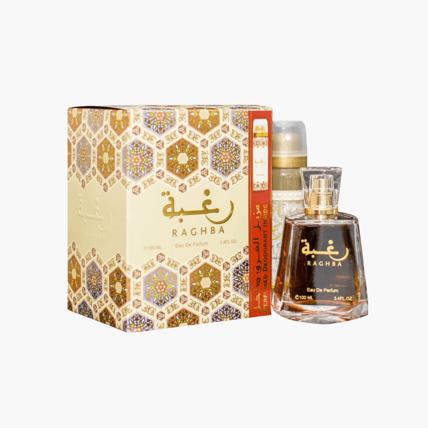 Lattafa Raghba Unisex EDP Spray 3.4 oz
