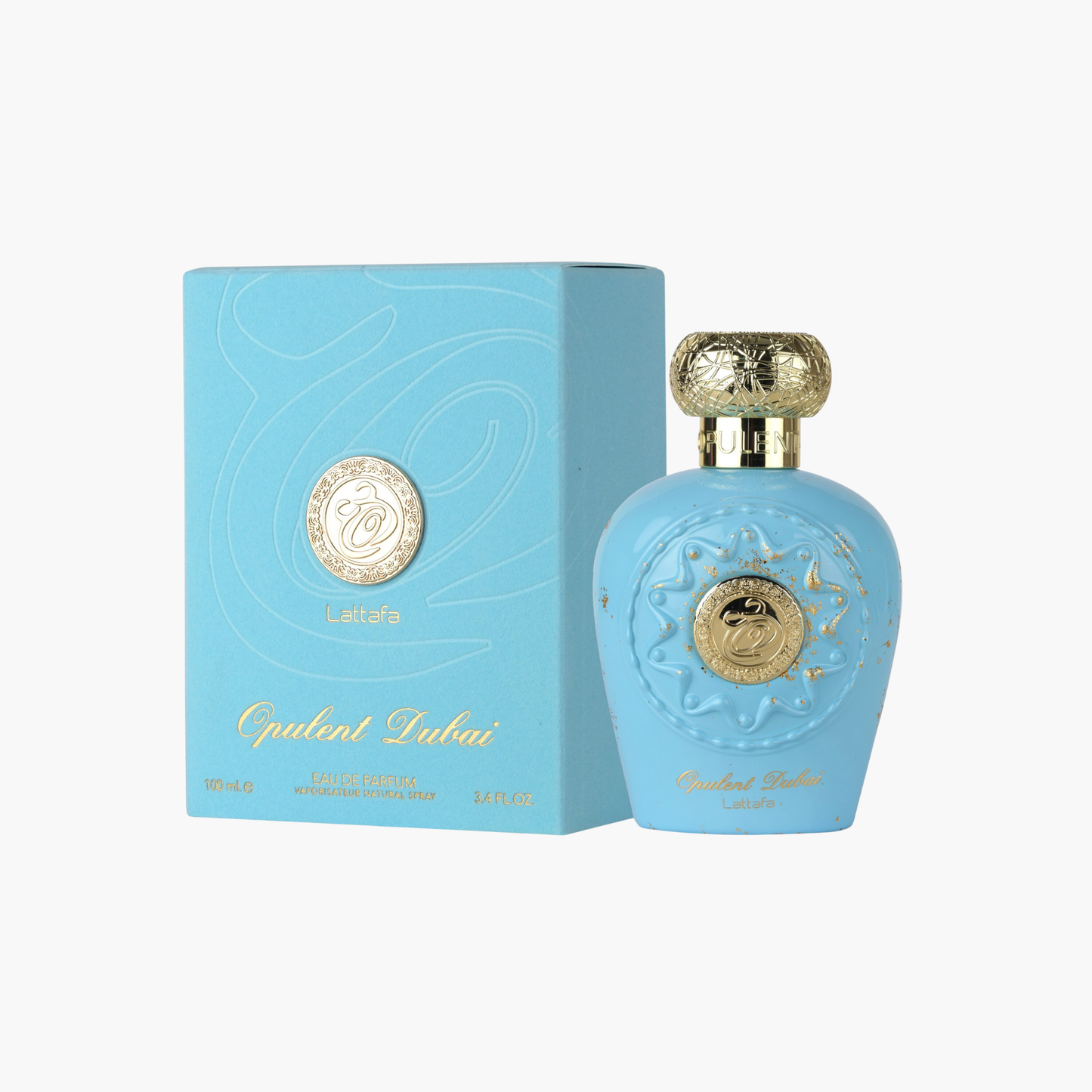 Lattafa Opulent Dubai for Unisex Eau De Parfum 3.4 oz