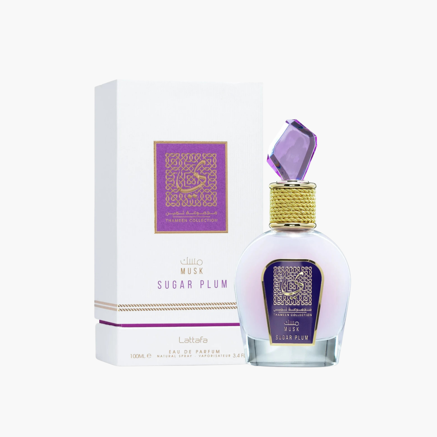 Lattafa Musk Sugar Plum Unisex EDP Spray 3.4 oz