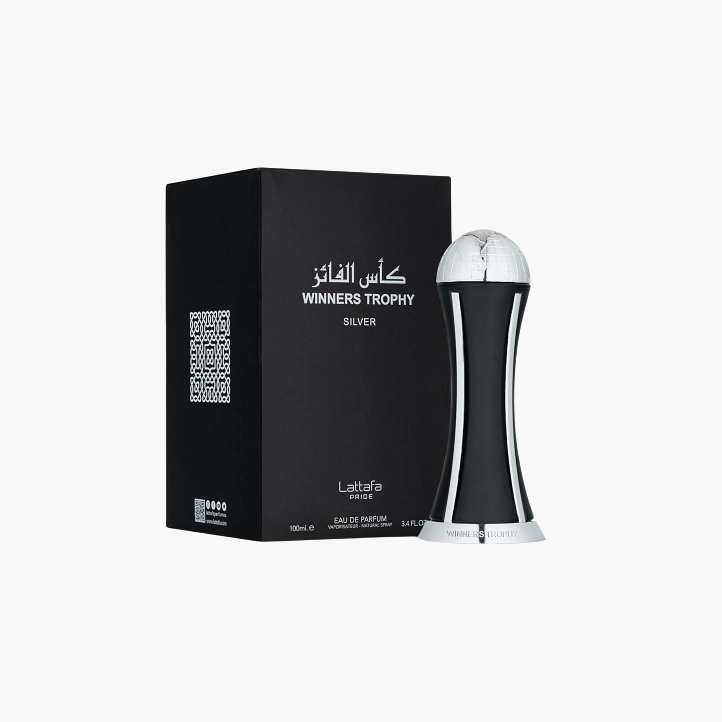 Lattafa Pride Winners Trophy Silver Unisex EDP Spray 3.4 oz