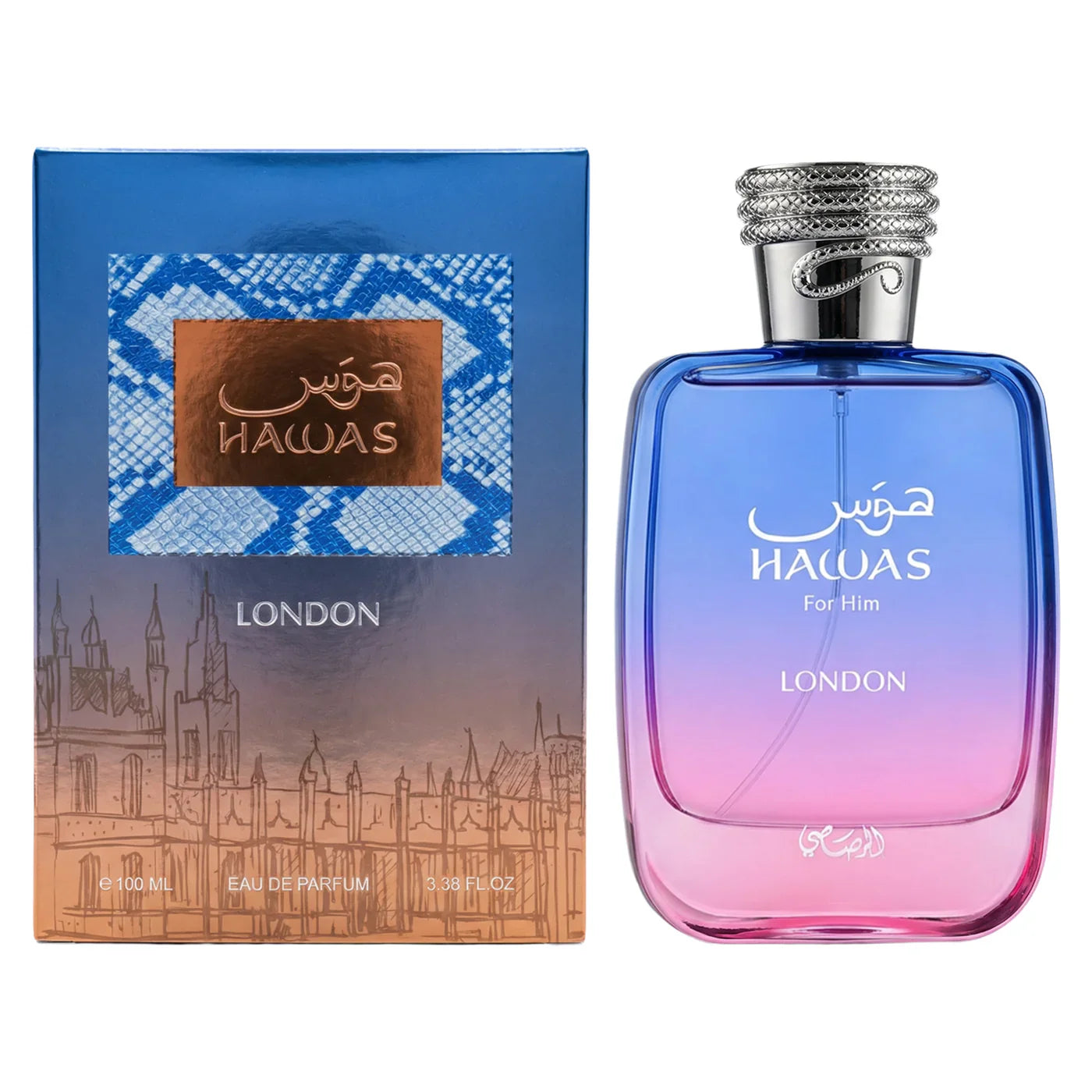 Rasasi Hawas London Unisex EDP Spray 3.0 oz