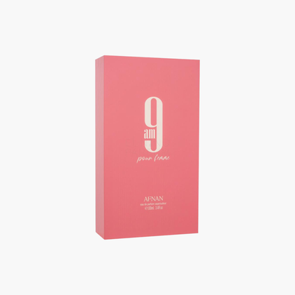 Afnan 9 AM Pour Femme Women EDP Spray 3.4 oz