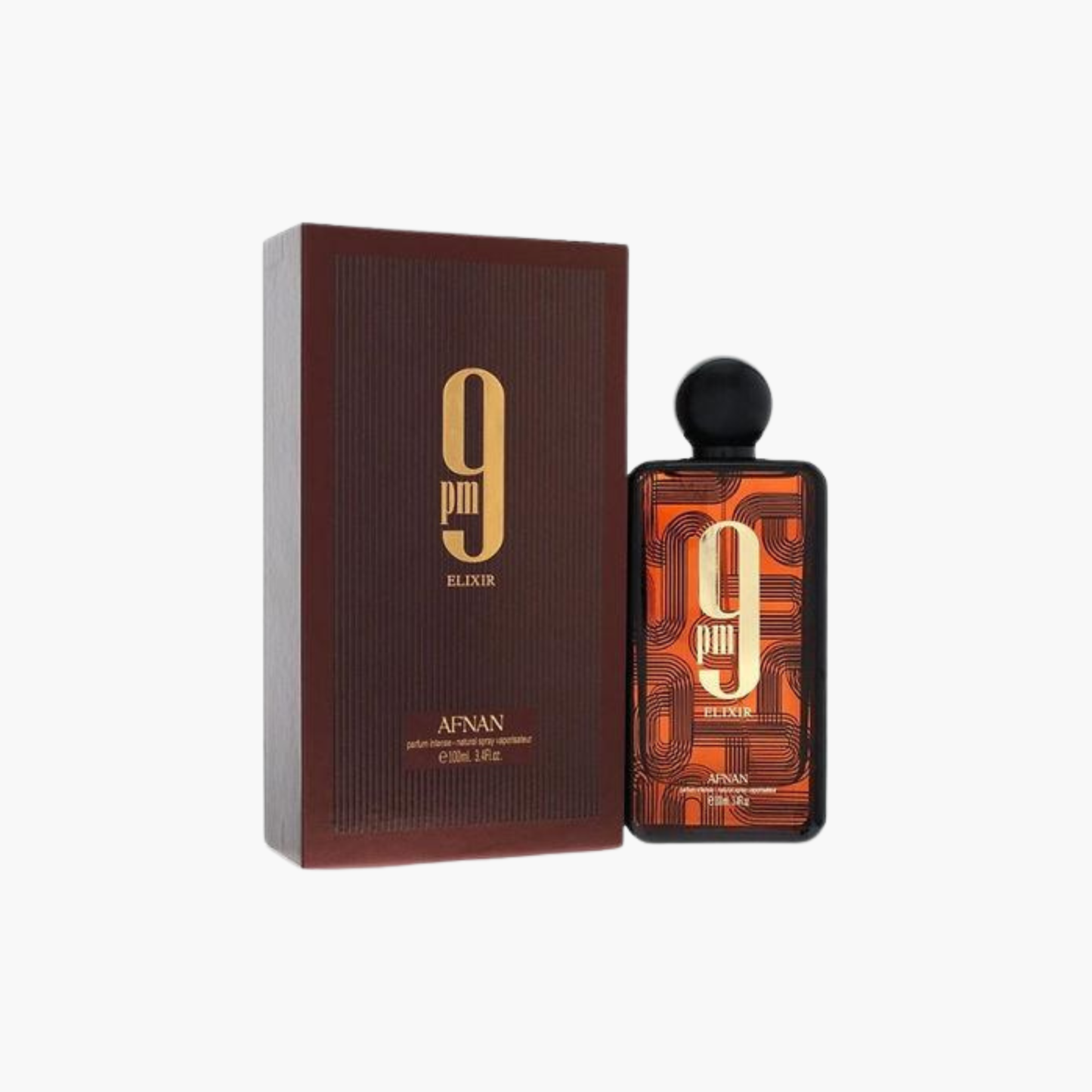 Afnan 9 PM Elixir Unisex Extrait De Parfum 3.4 oz