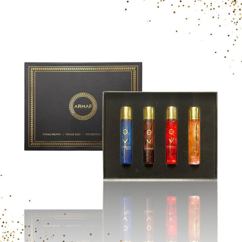Armaf Voyage Discovery Set for Unisex 4-Piece Fragrance Collection