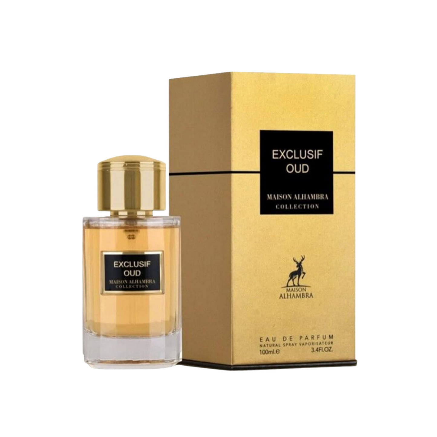 Maison Alhambra Exclusif Oud Unisex EDP Spray 3.4 oz