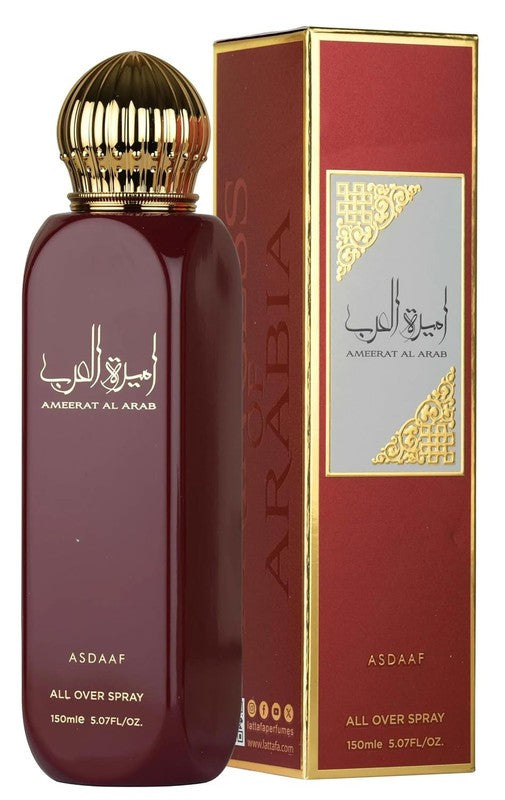 Asdaaf Ameerat Al Arab Women All Over Body Spray 200ml