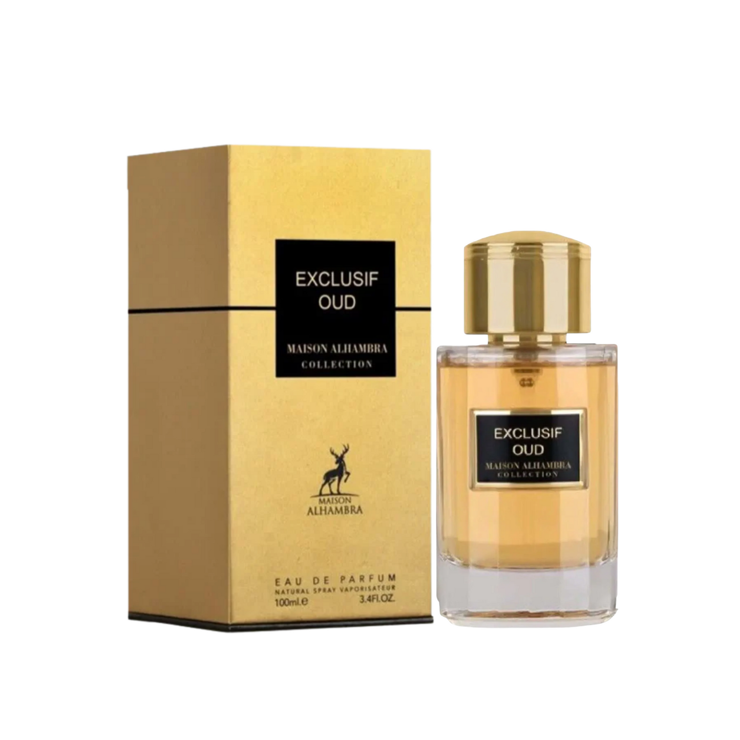 Maison Alhambra Exclusif Oud Unisex EDP Spray 3.4 oz
