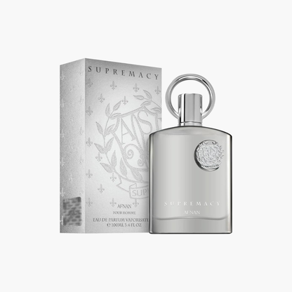 Afnan Supremacy Silver Men EDP Spray 3.4 oz
