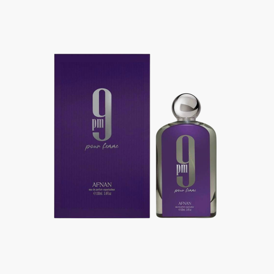 Afnan 9 PM Purple Women EDP Spray 3.4 oz