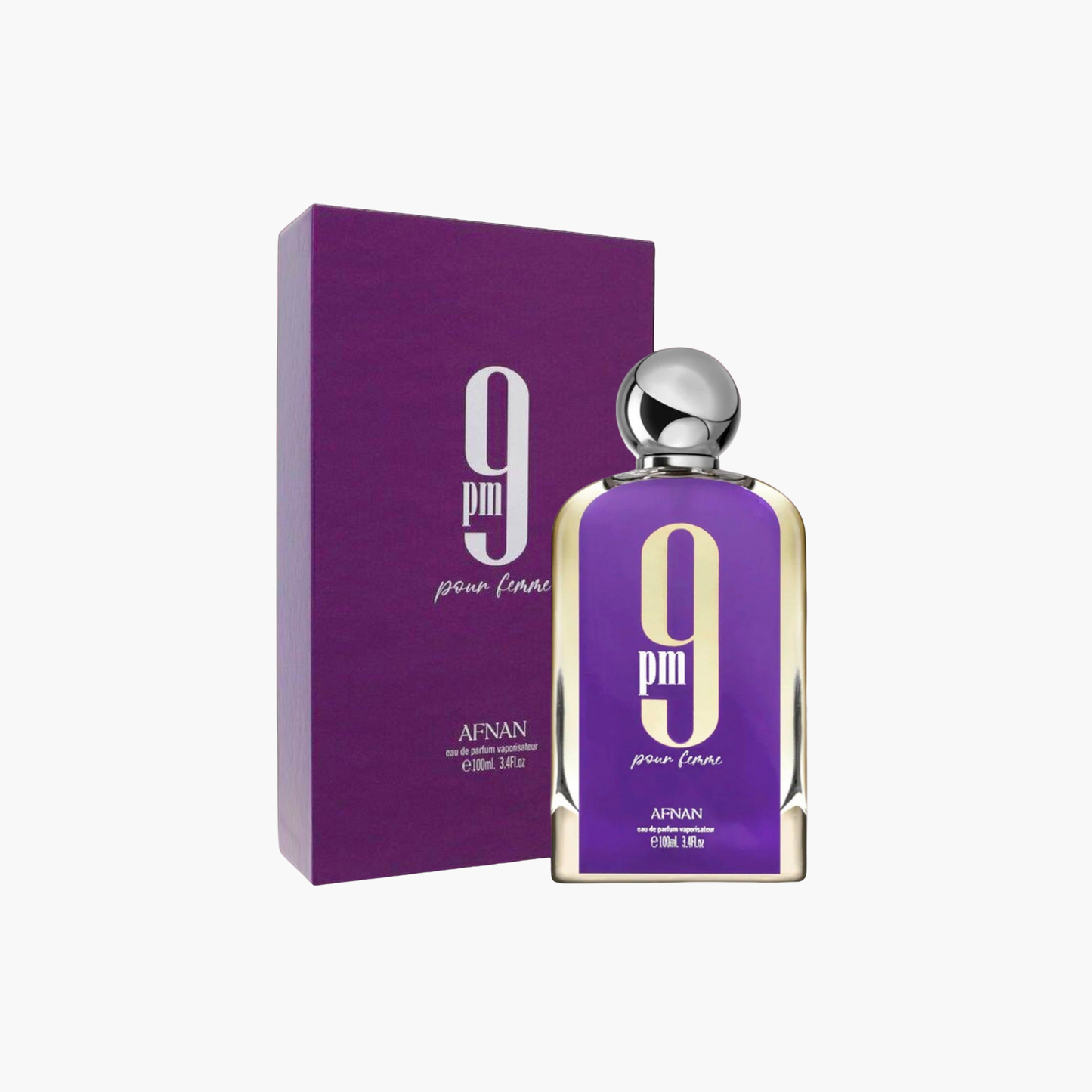 Afnan 9 PM Purple Women EDP Spray 3.4 oz