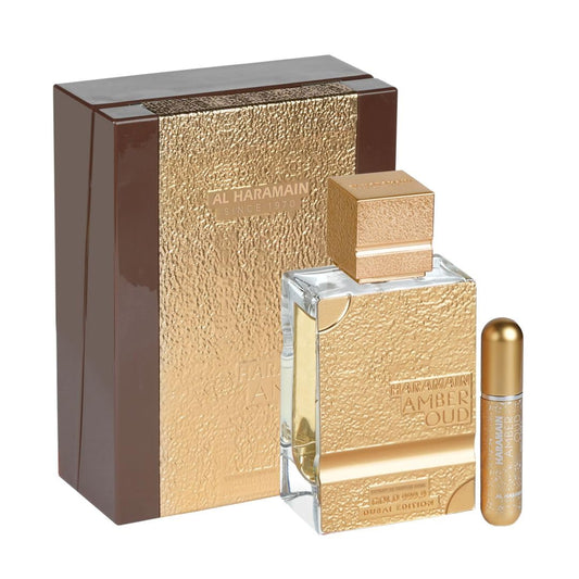 Al Haramain Amber Oud Gold 999.9 Dubai Edition Unisex EDP Spray 3.33 oz