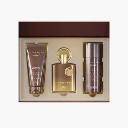 Afnan Supremacy in Oud Unisex 3PC Gift Set Extrait De Parfum 3.4 oz