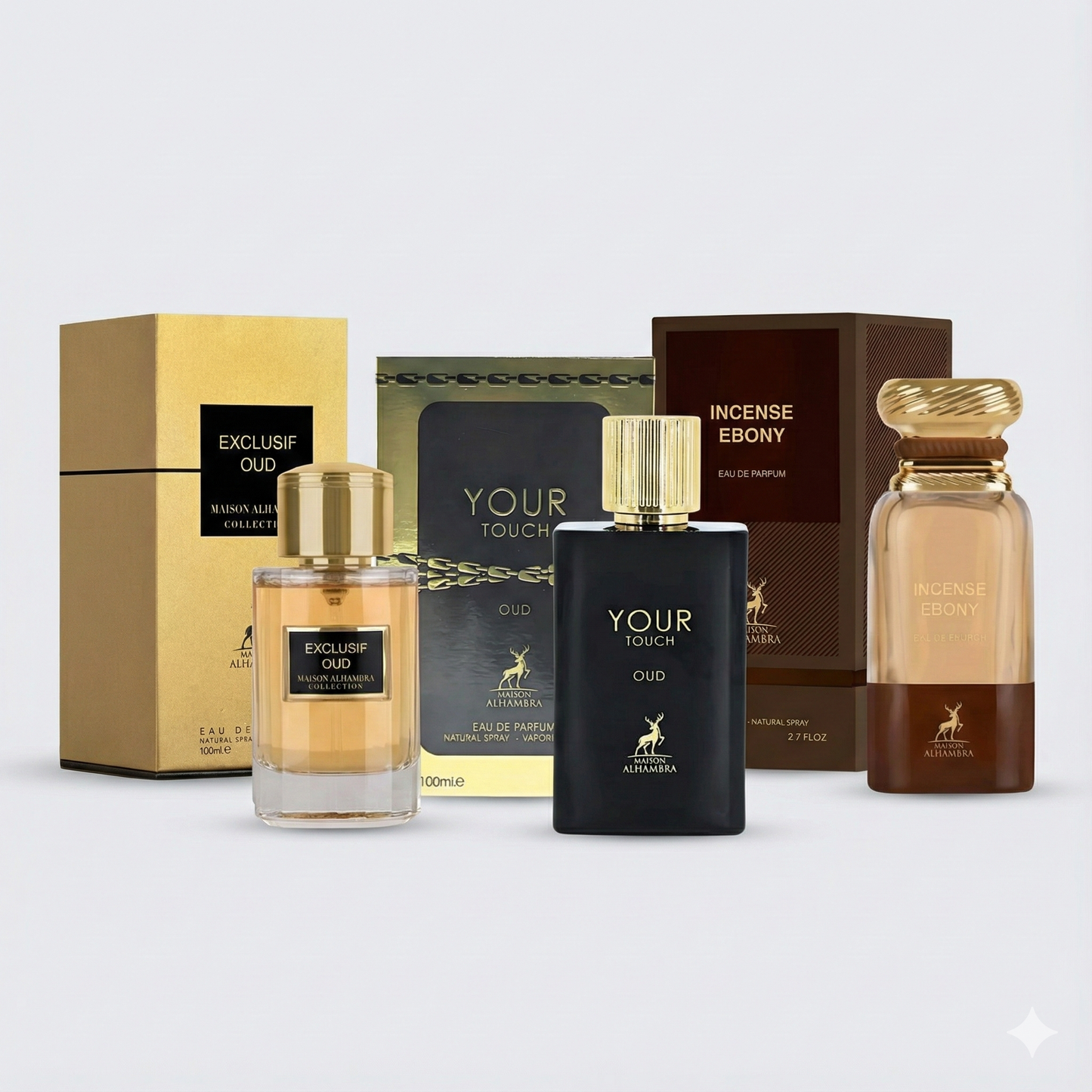 Maison Alhambra The "Oud & Intense" Bundle Unisex EDP Spray 3.0 oz
