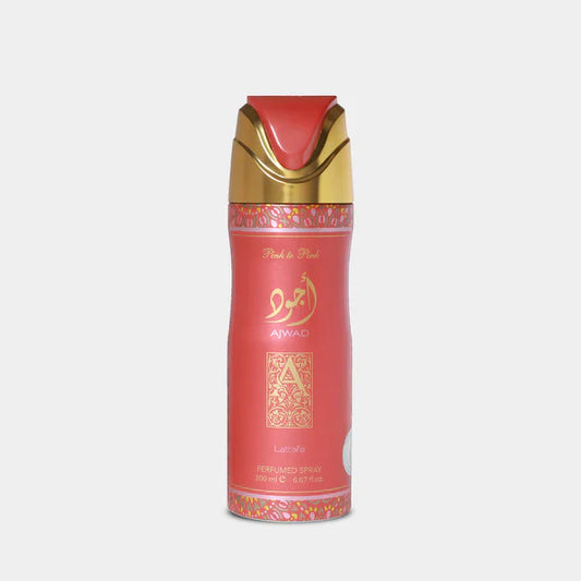 Lattafa Ajwad Pink to Pink Unisex Deodorant Body Spray 6.8 oz