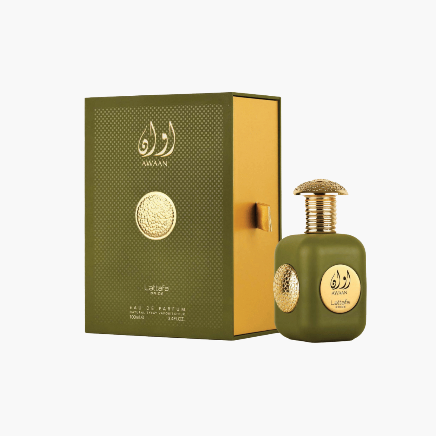 Lattafa Pride Awaan Gold Unisex EDP Spray 3.4 oz