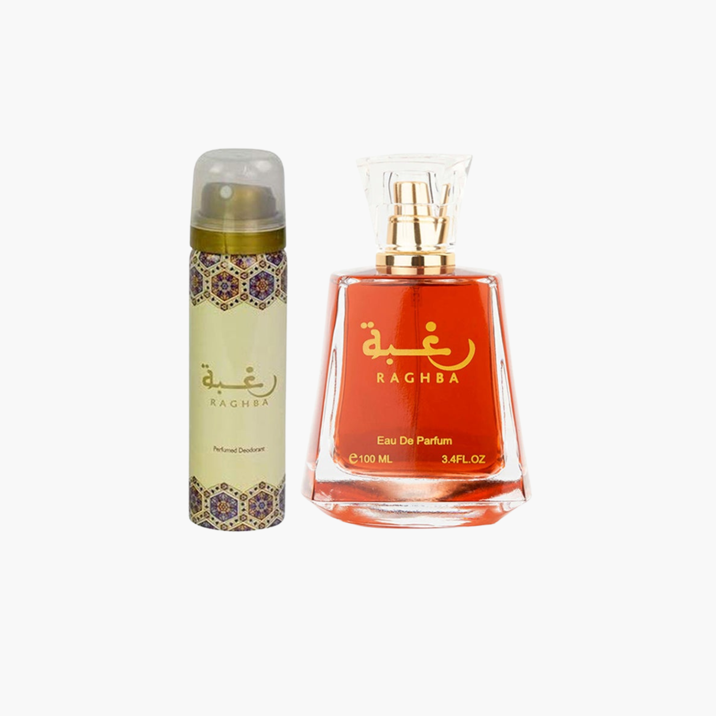 Lattafa Raghba Eau De Parfum 100ml with 200ml Deodorant