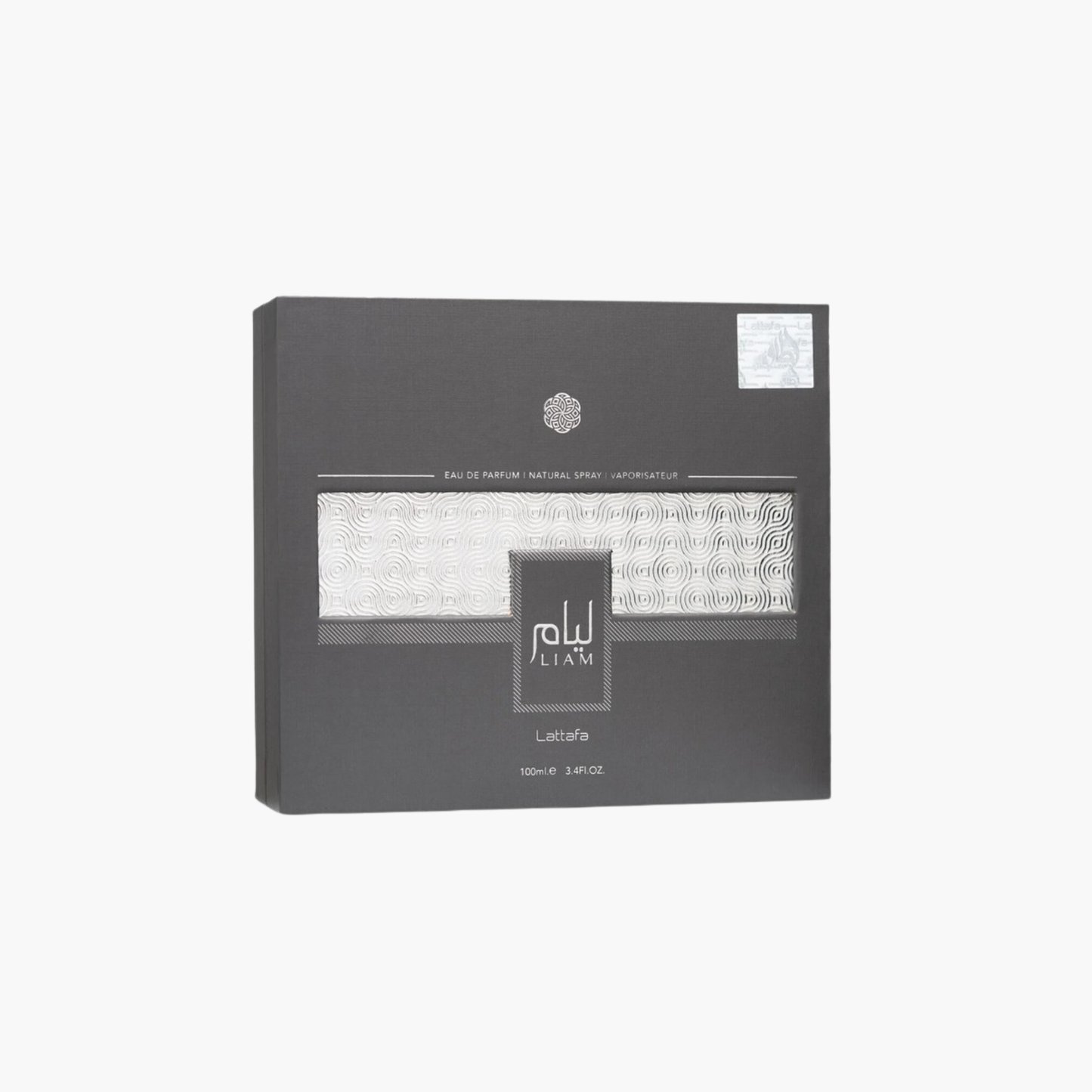 Lattafa Liam Blue Grey Unisex EDP Spray 3.4 oz