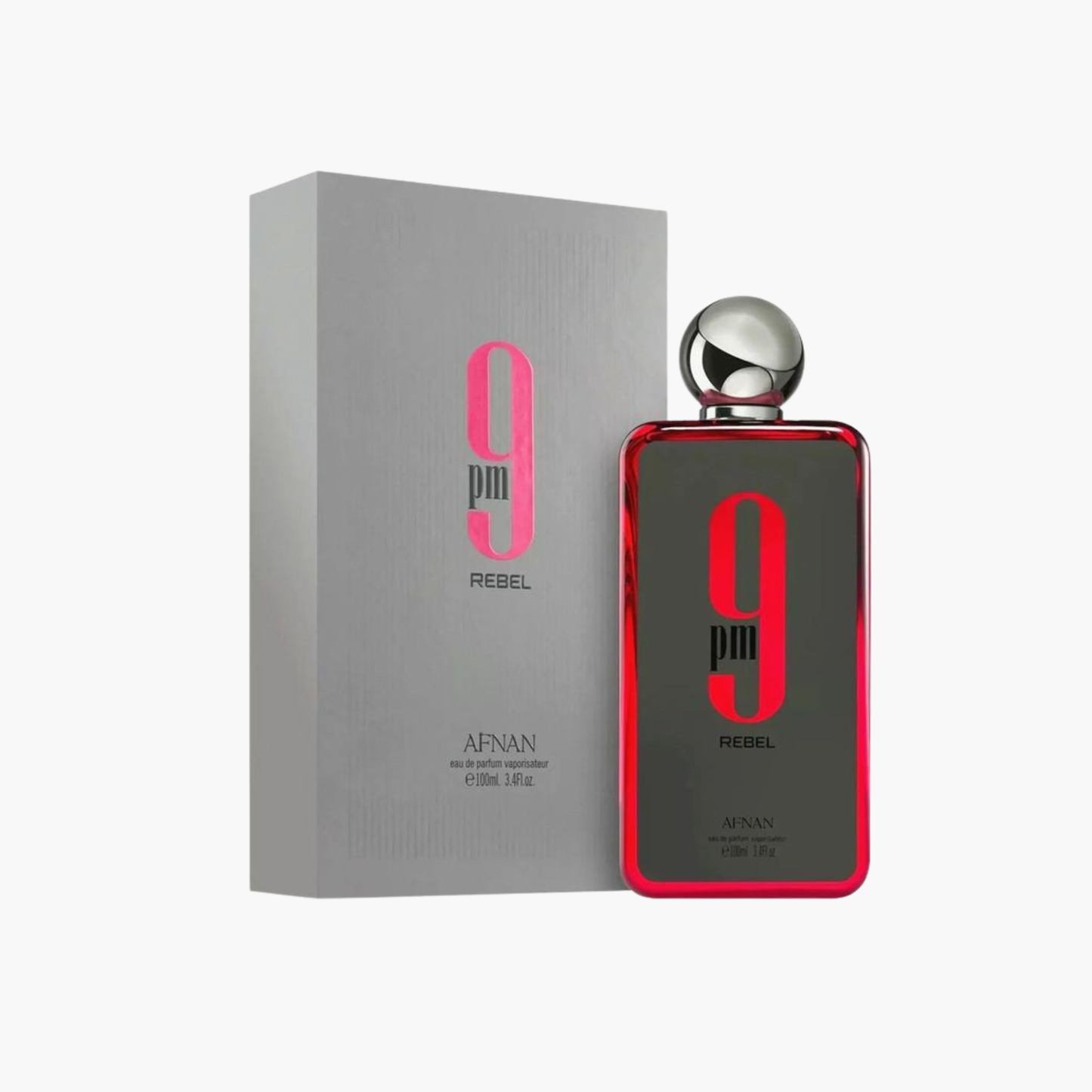 Afnan 9 PM Rebel Unisex EDP Spray 3.4 oz