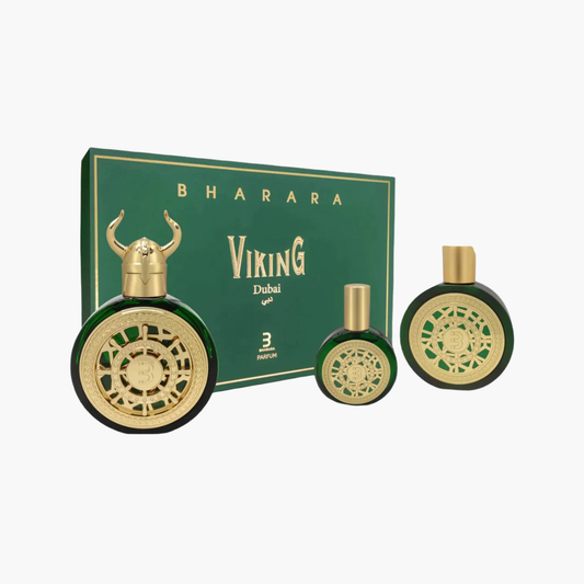 Bharara Viking Dubai Men EDP Spray 3.4 oz Gift Set