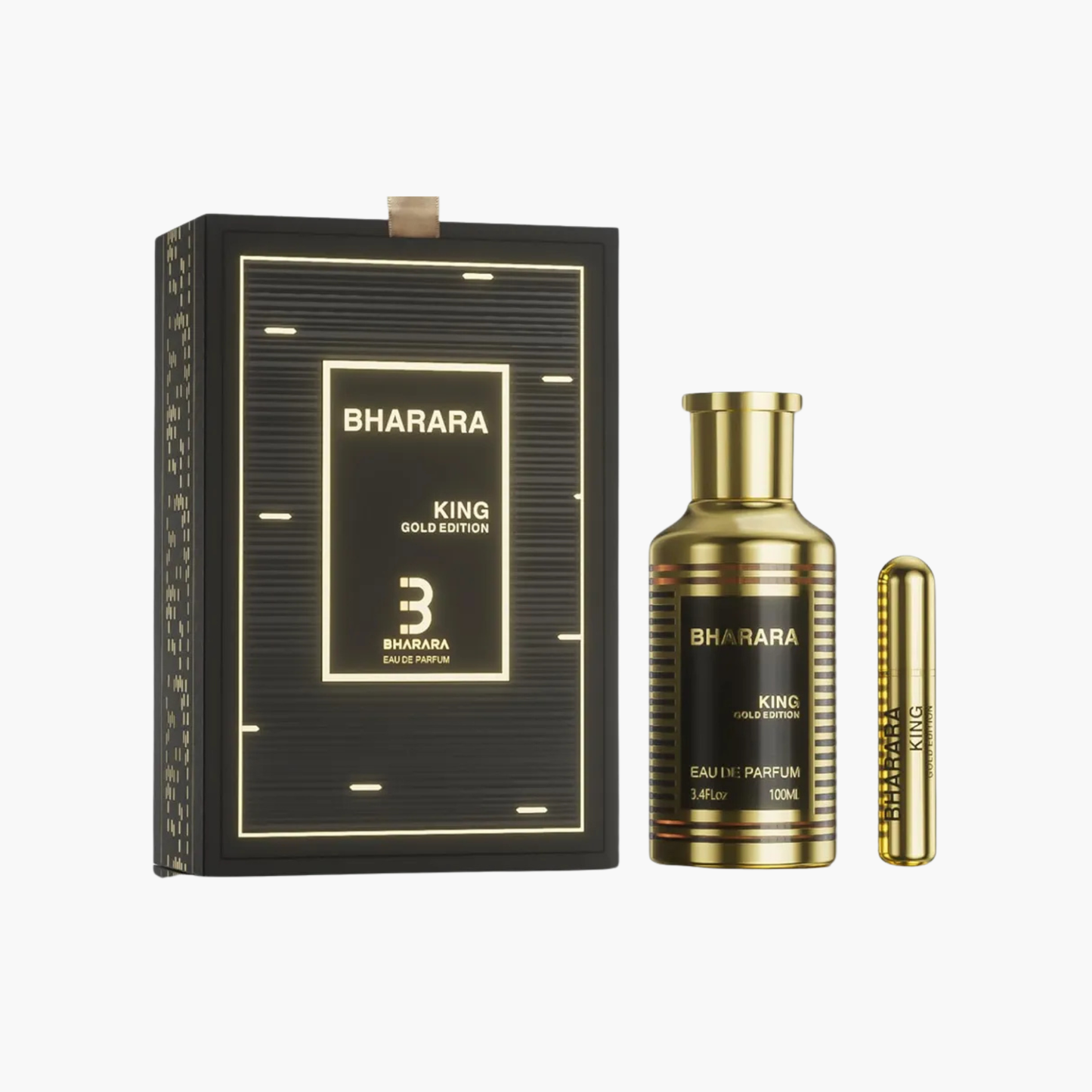Bharara King Gold Edition Men EDP Spray 3.4 oz