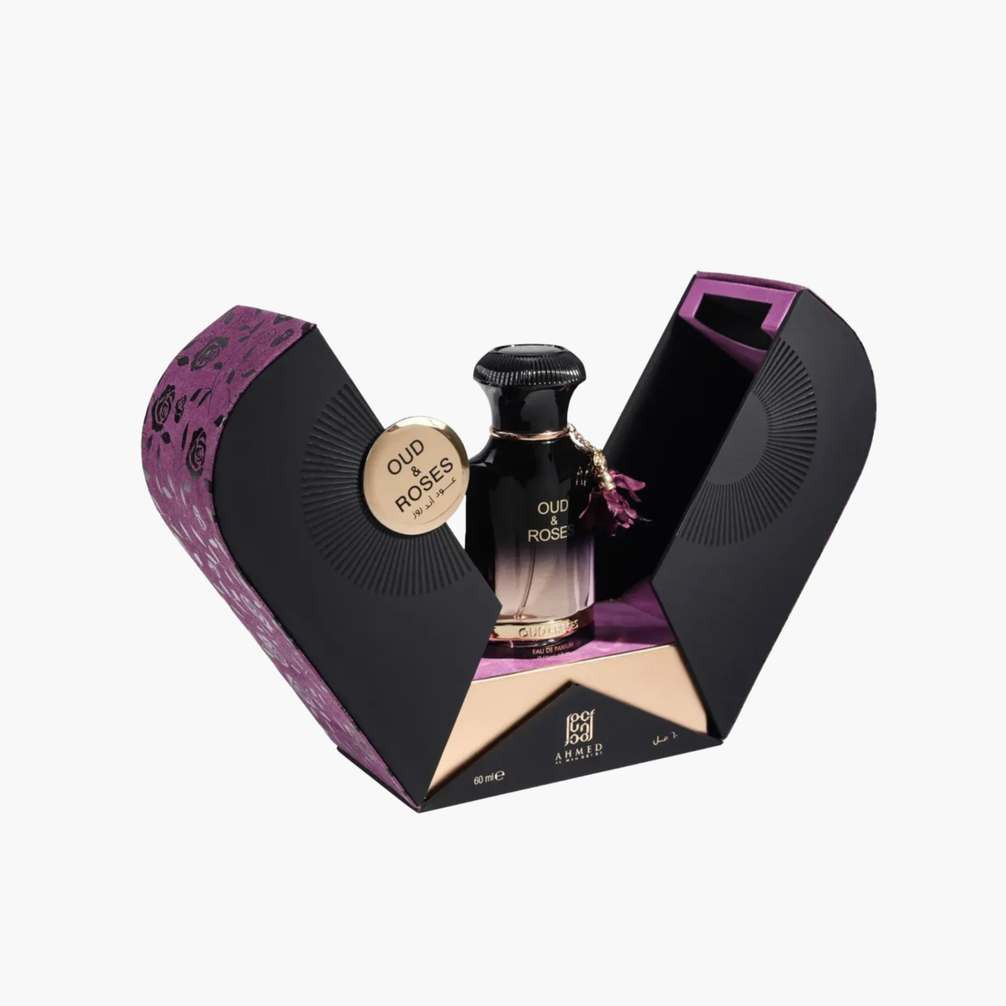 Ahmed Al Maghribi Oud & Roses Eau De Parfum 2.0 oz