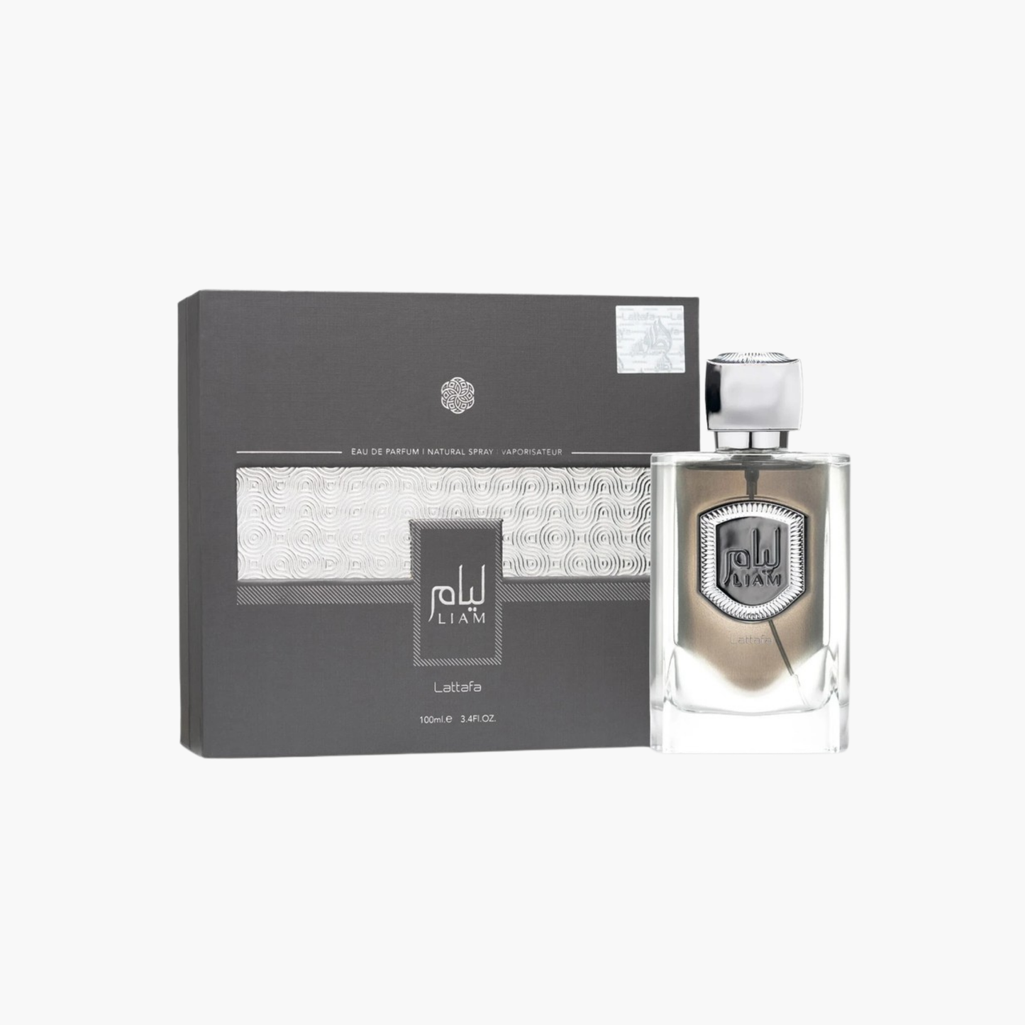 Lattafa Liam Blue Grey Unisex EDP Spray 3.4 oz