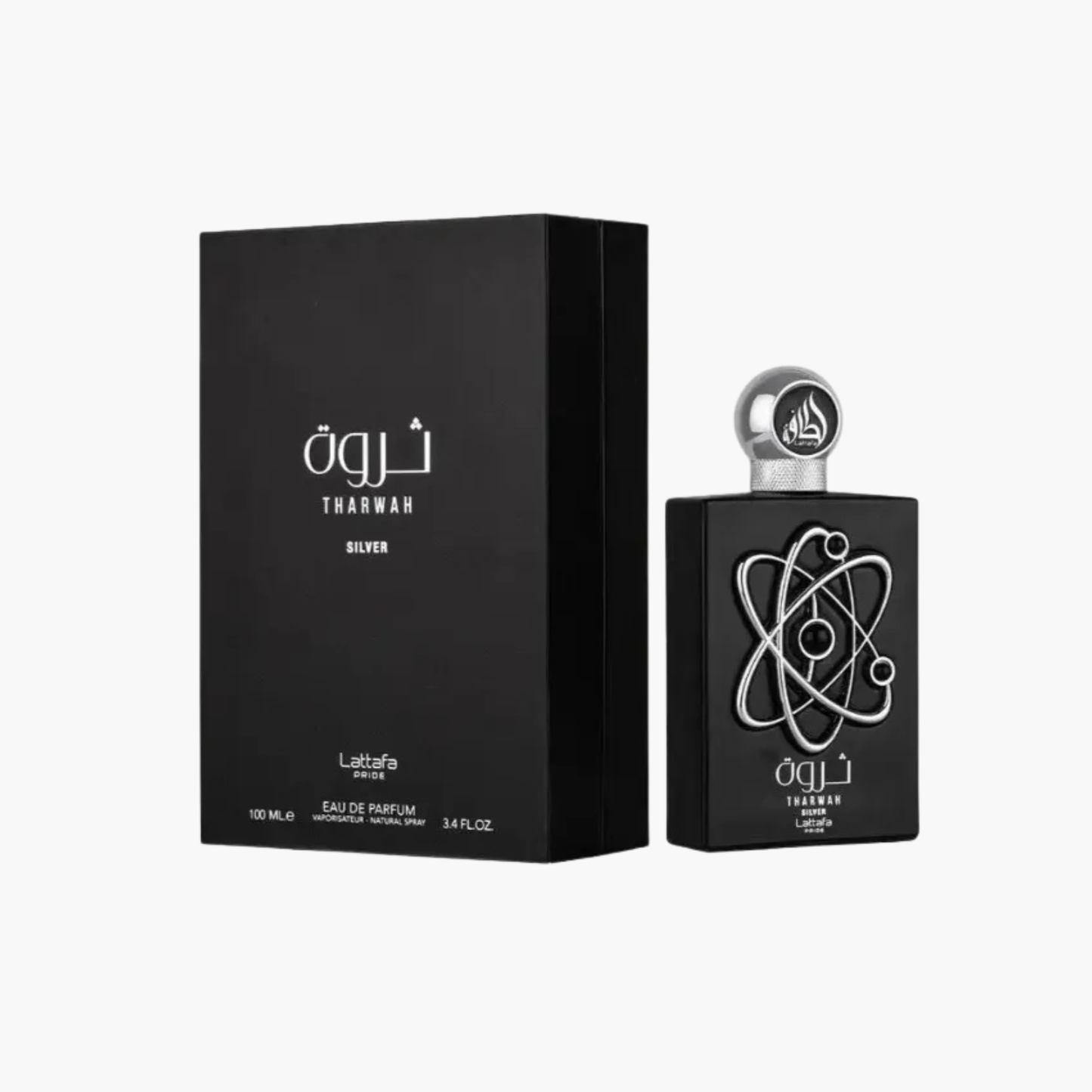 Lattafa Pride Tharwah Silver Eau De Parfum Spray 3.4 oz