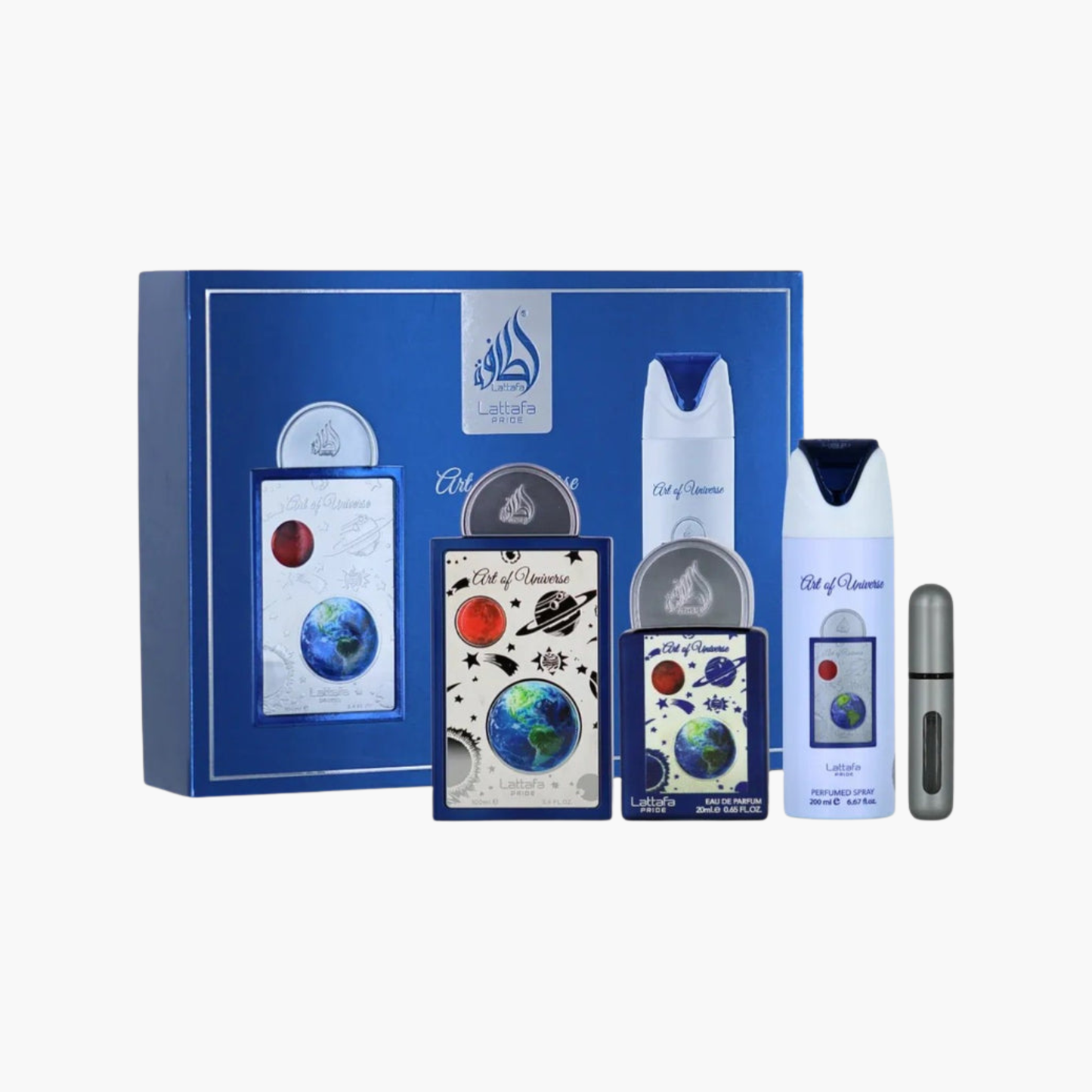 Lattafa Pride Art of Universe Unisex 3PC Gift Set EDP Spray 3.4 oz