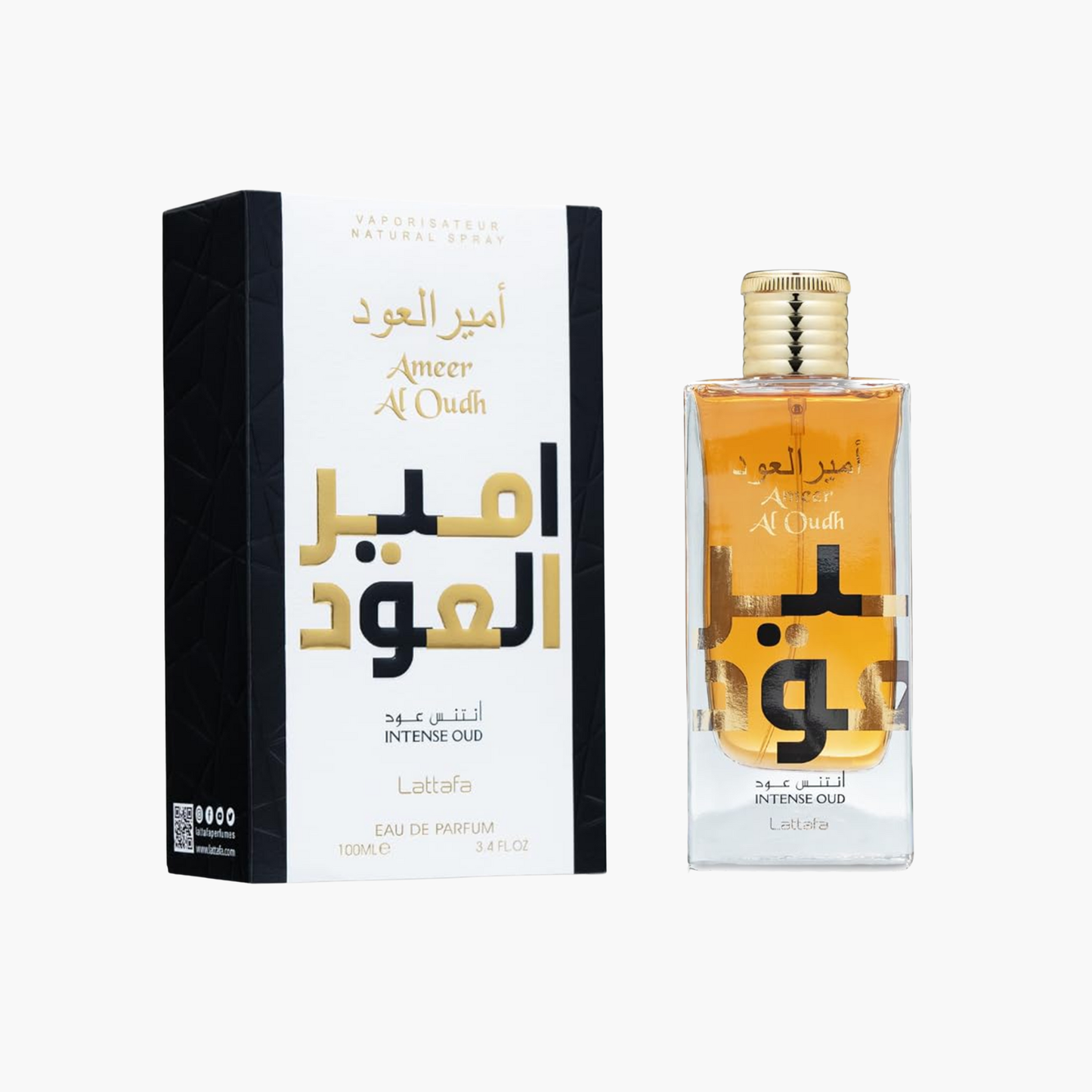 Lattafa Ameer Al Oudh Intense Oud EDP Spray 3.4 oz