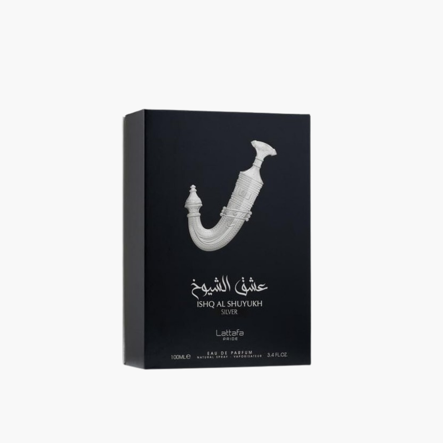 Lattafa Ishq Al Shuyukh Silver Unisex EDP Spray 3.4 oz
