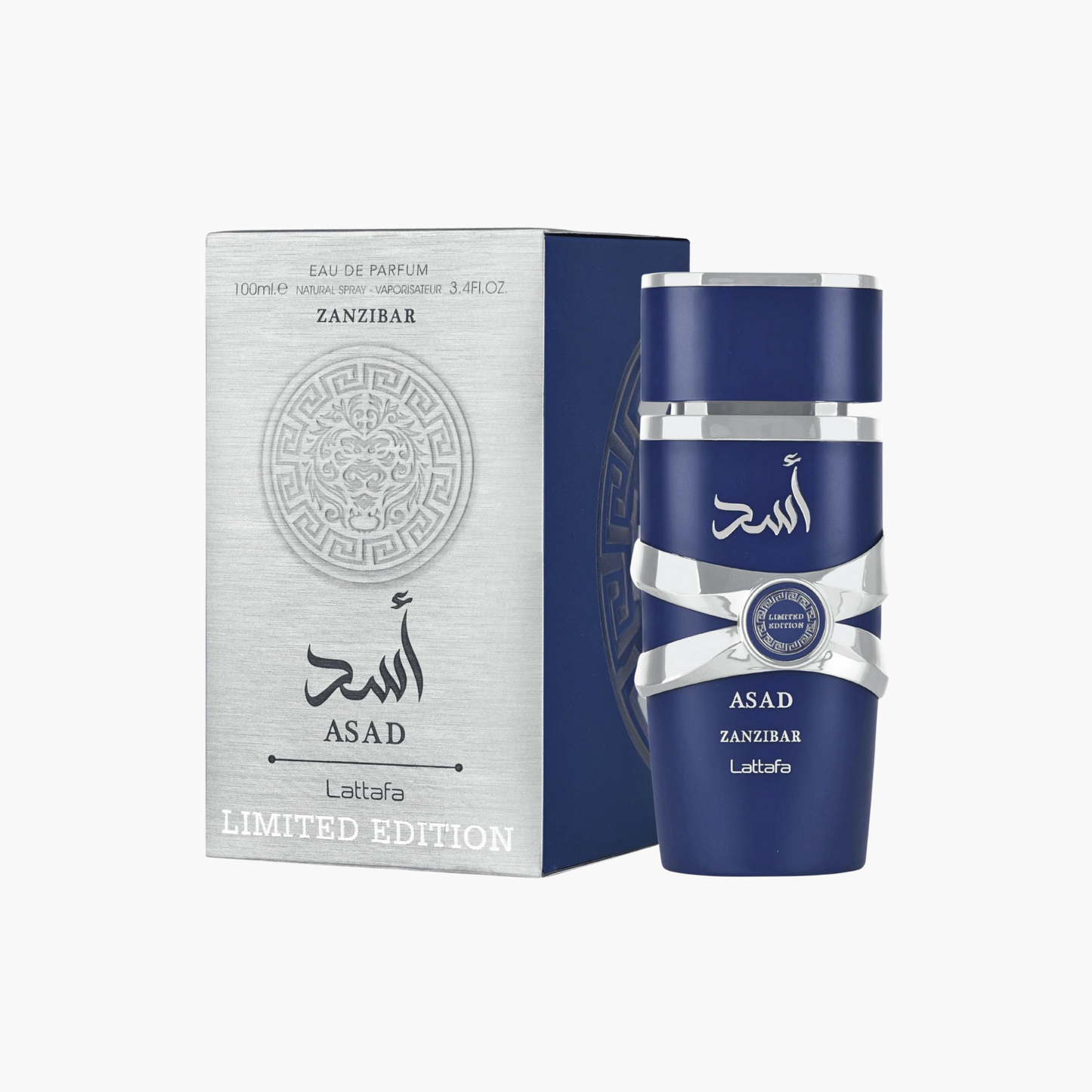 Lattafa Asad Zanzibar Limited Edition Men EDP Spray 3.4 oz