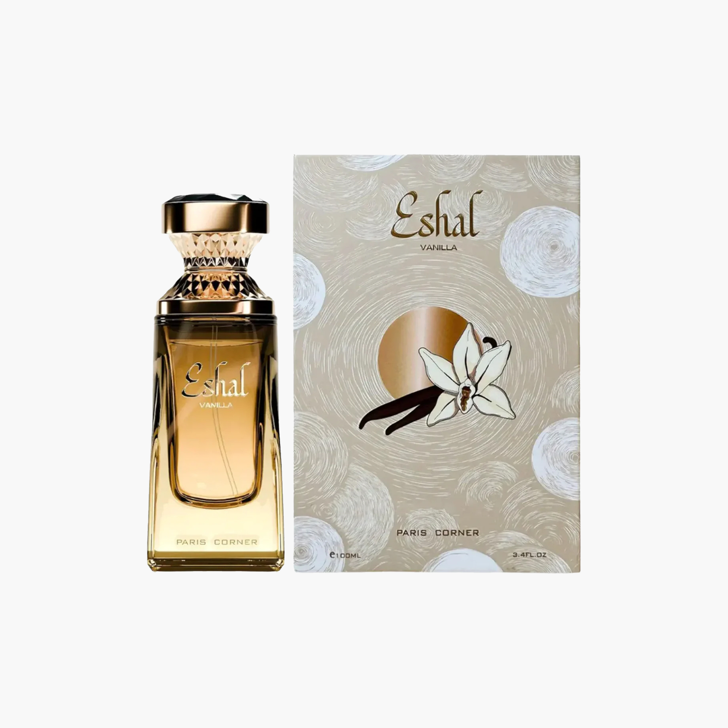 Paris Corner Eshal Vanilla Eau De Parfum 3.4 oz