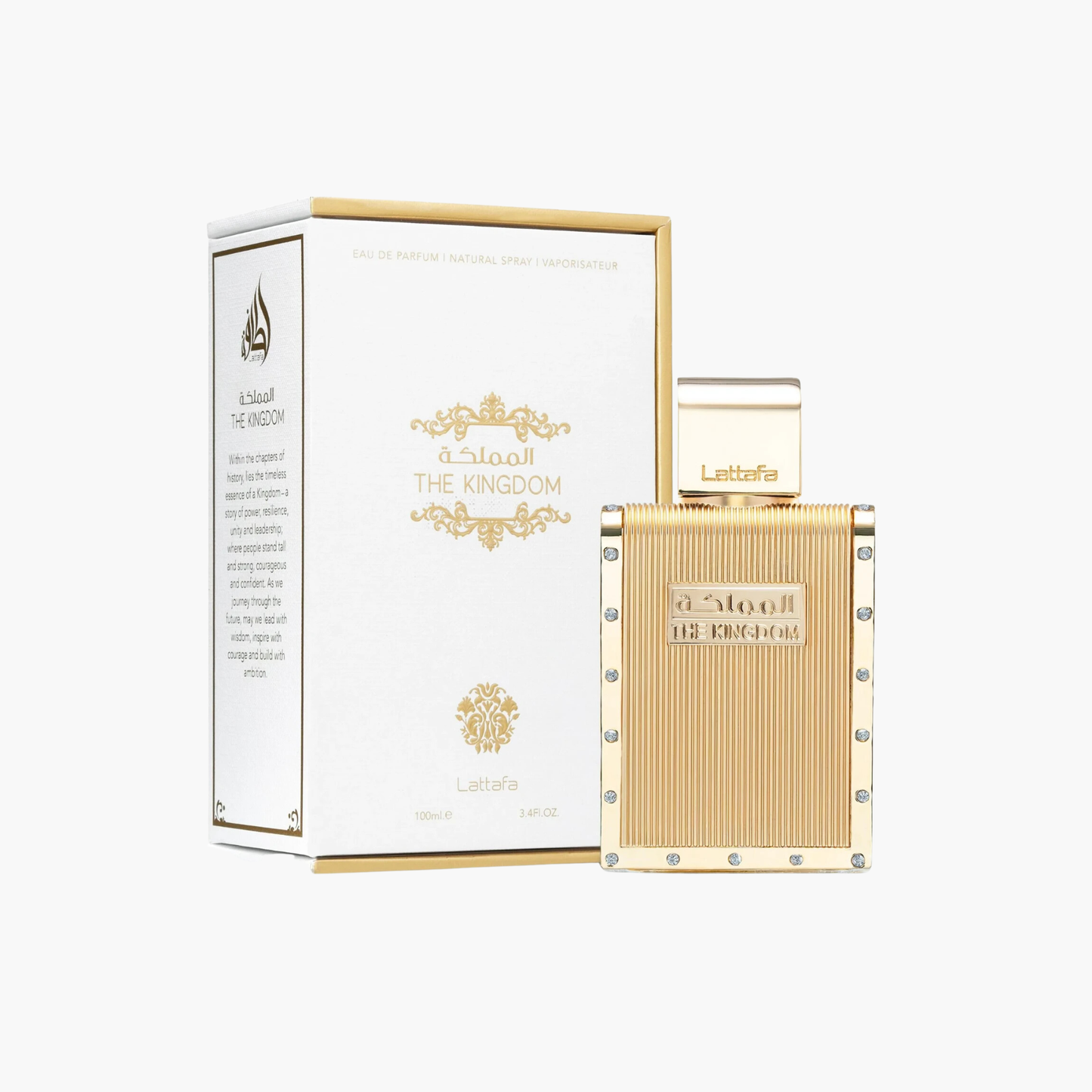 Lattafa The Kingdom For Men EDP Spray 3.4 oz