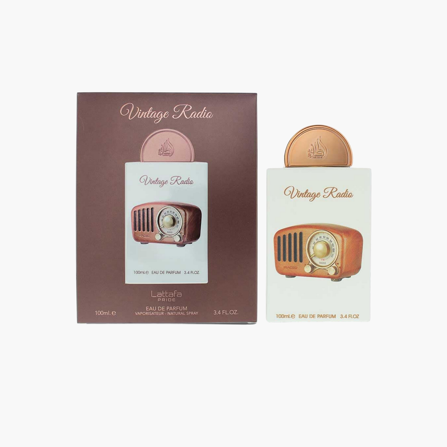 Lattafa Pride Vintage Radio Unisex EDP Spray 3.4 oz