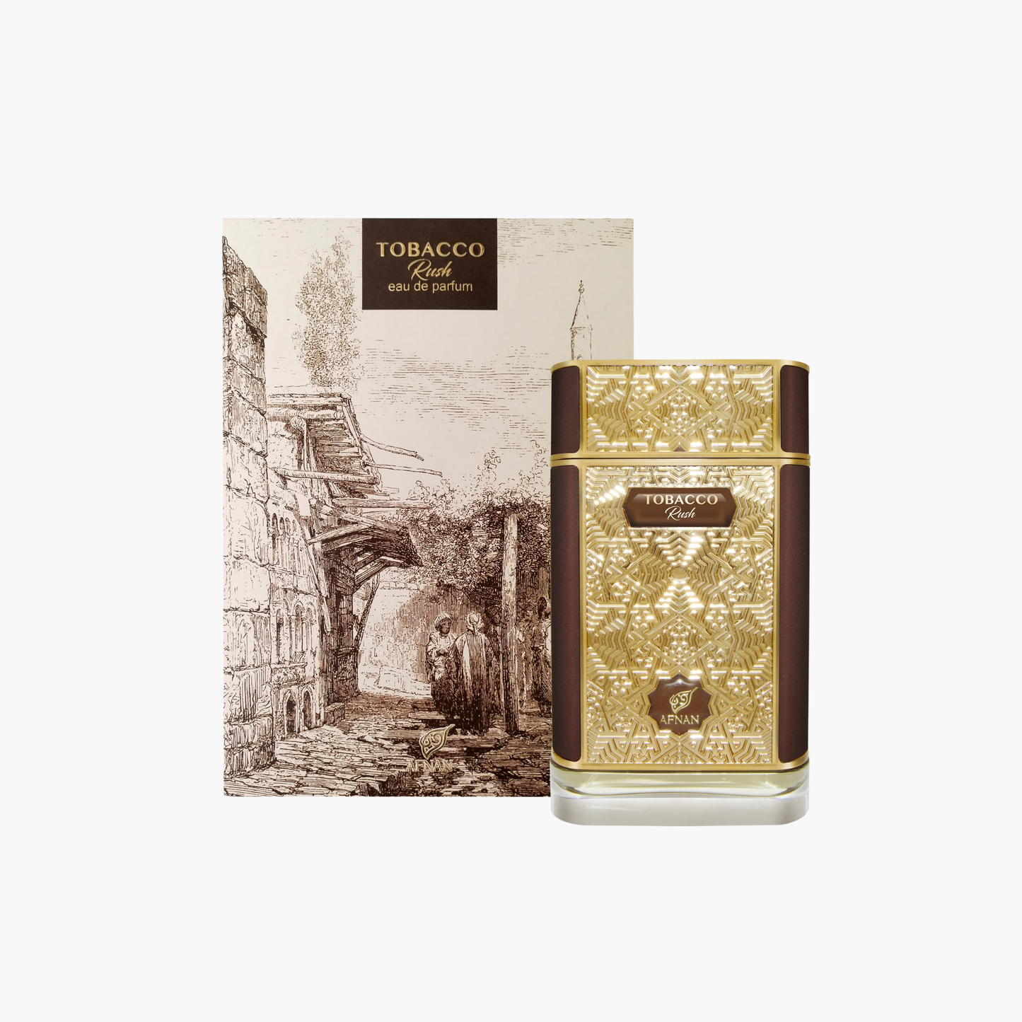 Afnan Tobacco Rush Unisex EDP Spray 2.7 oz