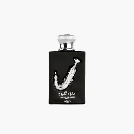 Lattafa Ishq Al Shuyukh Silver Unisex EDP Spray 3.4 oz