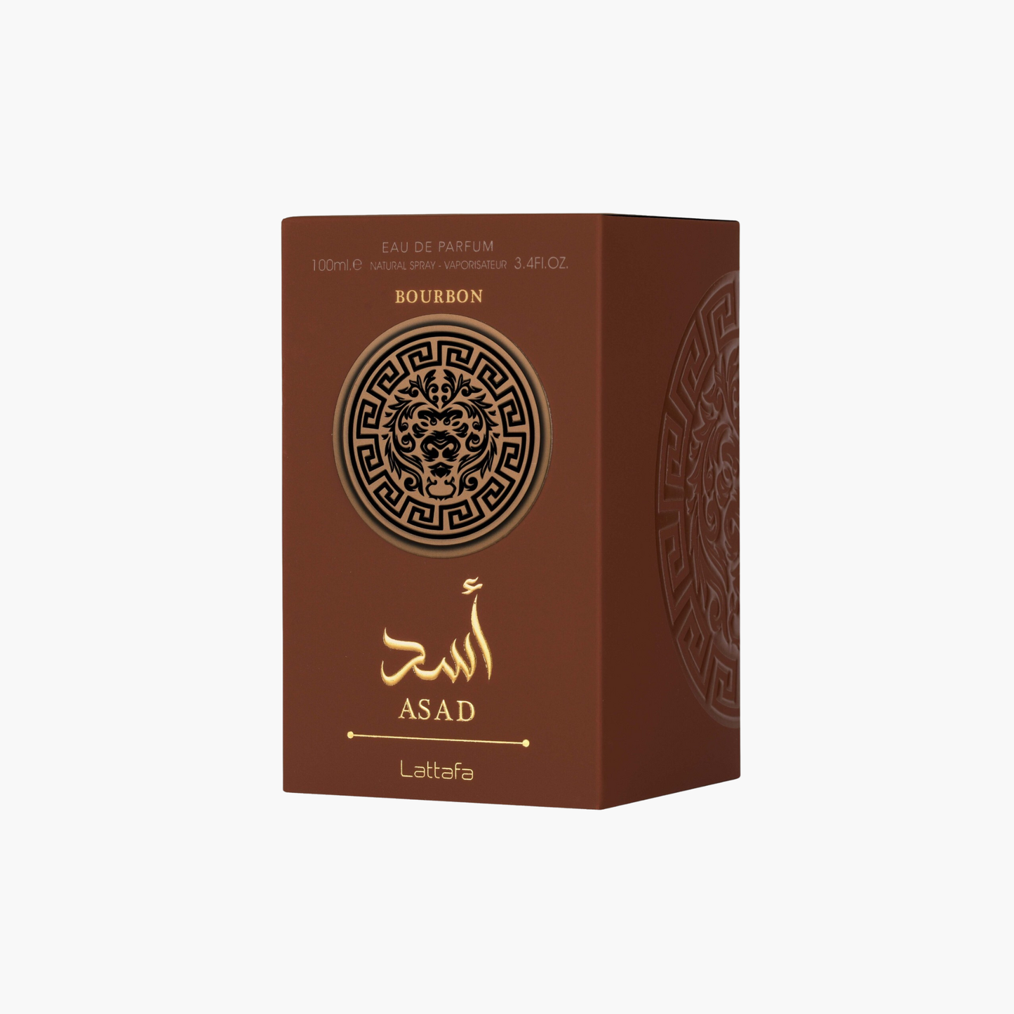 Lattafa Asad Bourbon Men EDP Spray 3.4 oz