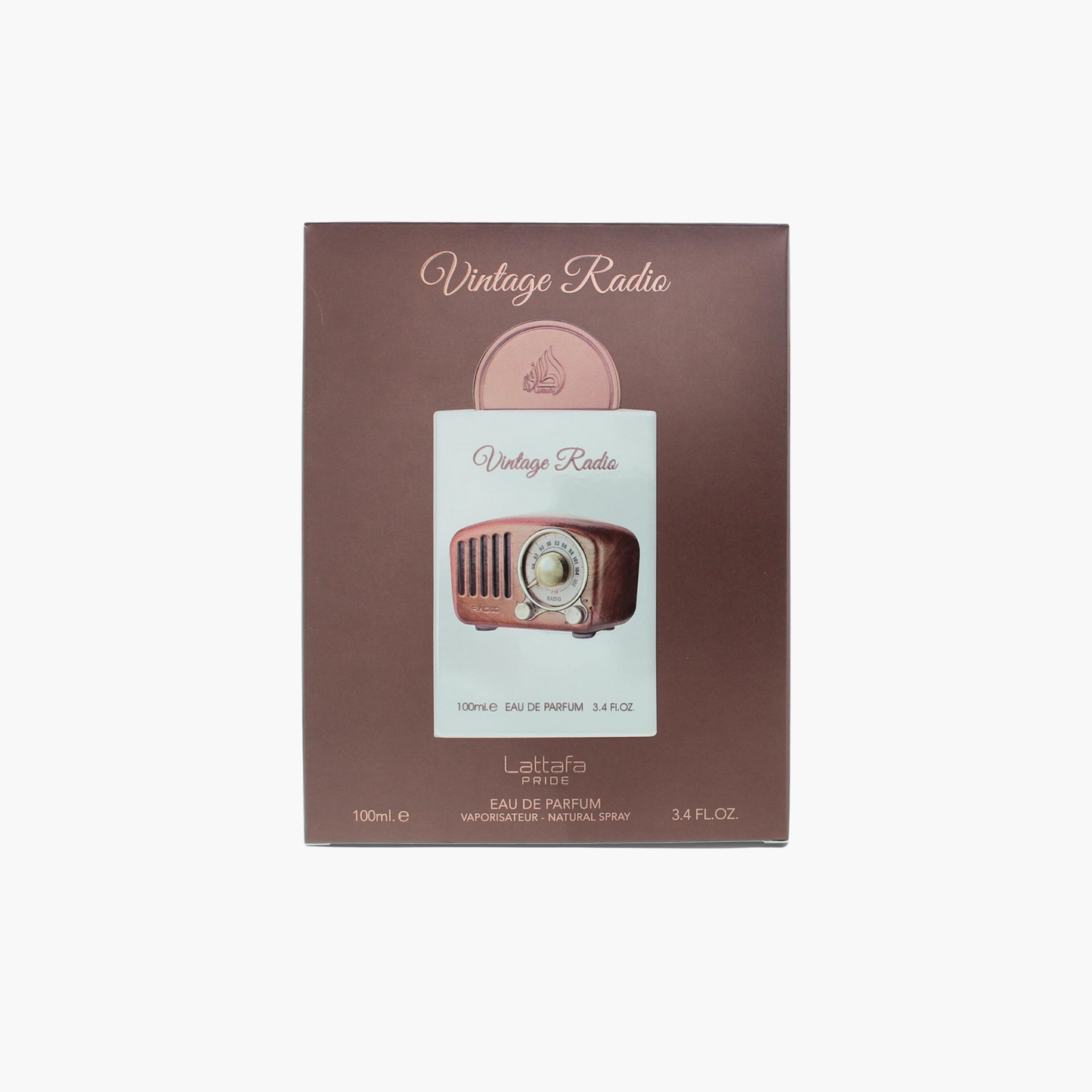 Lattafa Pride Vintage Radio Unisex EDP Spray 3.4 oz
